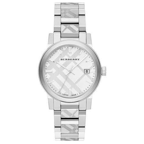 Burberry Unisex The City Engraved Check Watch BU9037